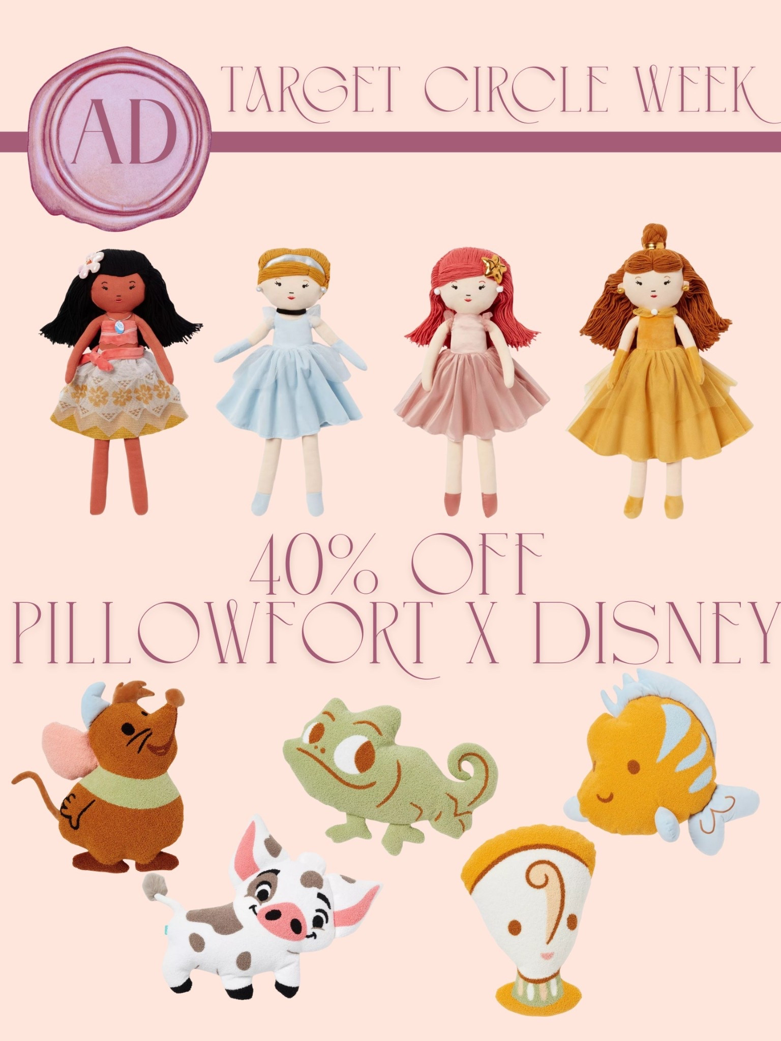 Target circle week - 40% off Disney Pillowfort collection

#LTKSaleAlert #LTKKids