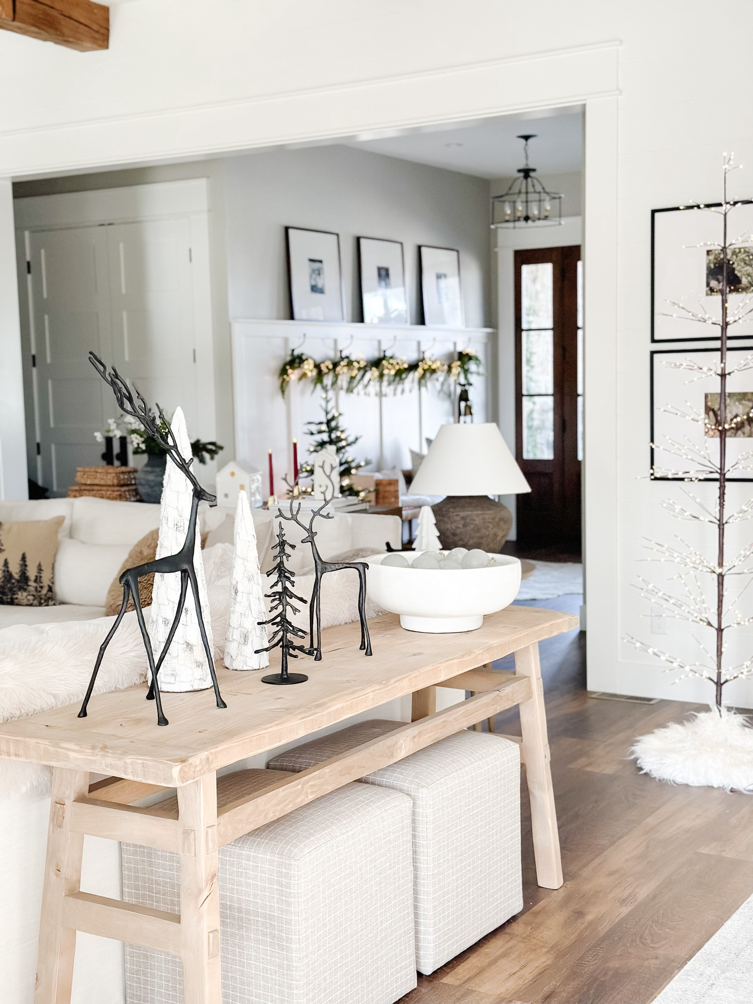 Holiday console table styling 


#LTKhome #LTKSeasonal #LTKHoliday