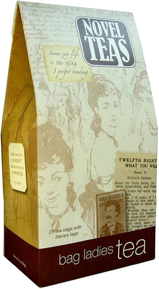 Novel Teas Book Lover's Tea contains 25 teabags individually tagged with literary quotes from the... | Amazon (US)