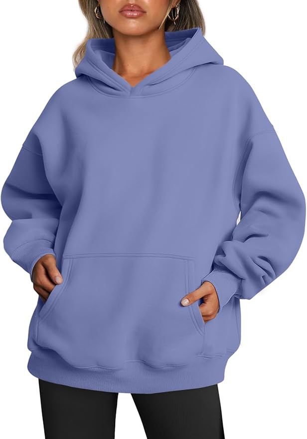 Trendy Queen Womens Oversized Hoodies Fleece Sweatshirts Fall Fashion Pullover Sweaters Winter Cl... | Amazon (US)