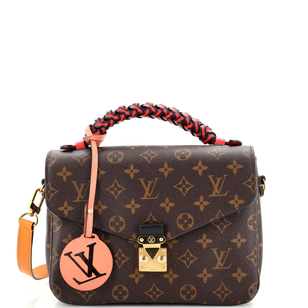 Braided Handle Pochette Metis Monogram Canvas | Rebag