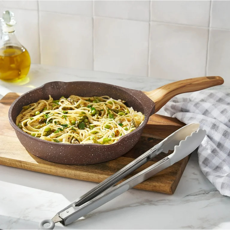 The Pioneer Woman 10-Inch Cast Aluminum Fry Pan, Brown Speckle | Walmart (US)