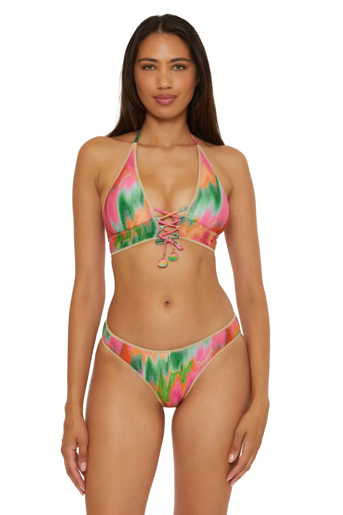 Mira Banded Halter Bikini Top | Everything But Water