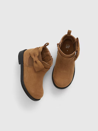 Toddler Bow Ankle Boots | Gap (US)