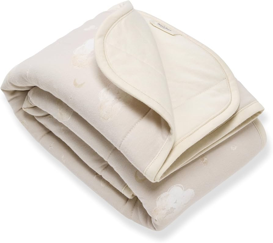 Burt's Bees Baby Organic Cotton Infant Reversible Blanket, Nursery Bedding | Amazon (US)