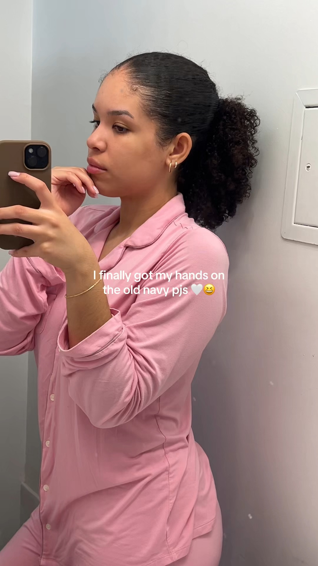 Rose quartz pjs from old navy 💘 They are so soft and comfy! 

#LTKcanada #LTKwinter #LTKgiftguide