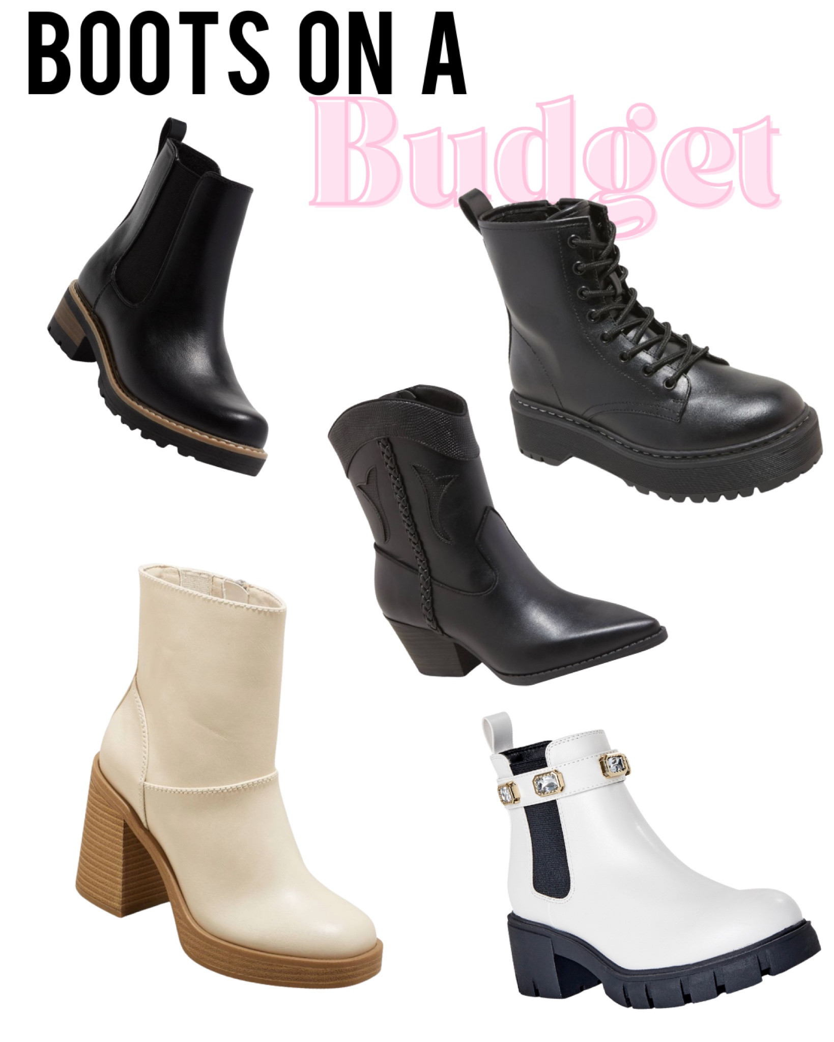Boots on a budget! I’ve been shoe shopping because my damn feet are bigger now after pregnancy! They’ve gone from an 8.5 to 9  

#LTKshoecrush #LTKSeasonal