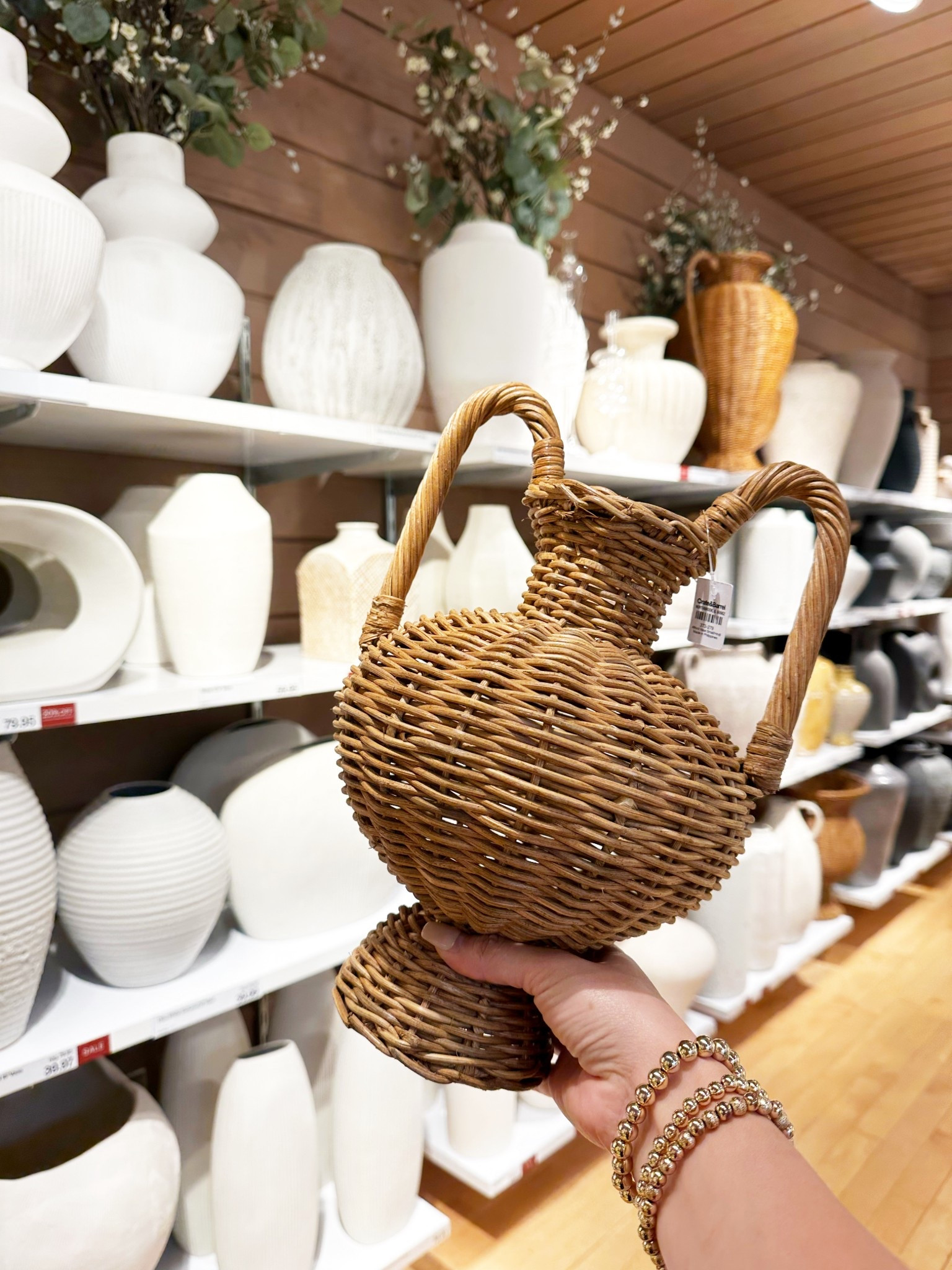 Picked up the cutest rattan vase for under $40! Perfect for spring 

#LTKFindsUnder50 #LTKHome #LTKStyleTip