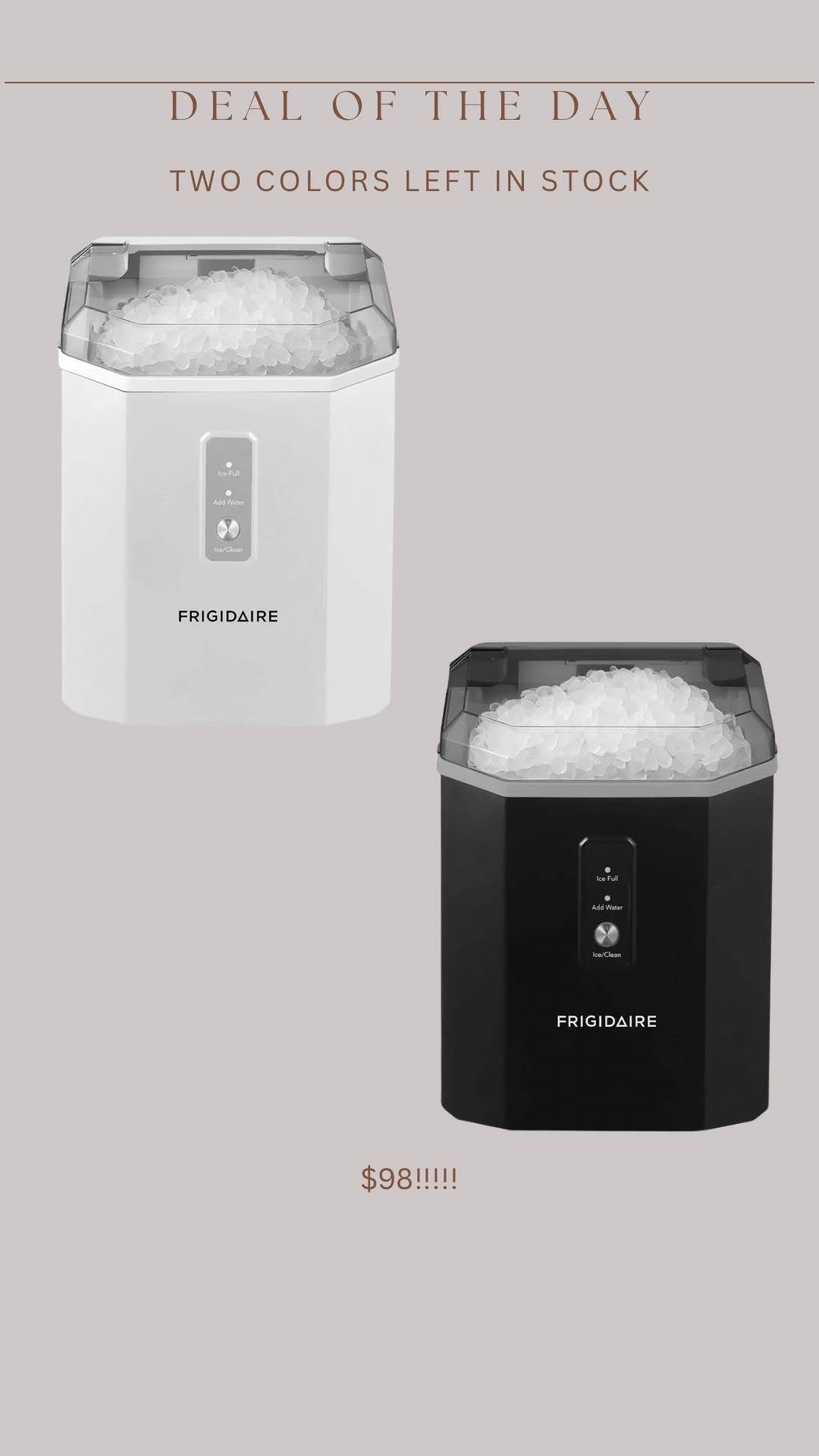 Omg WHAT!!!! The most popular Black Friday deal is back in stock!!!! $98 nugget ice maker! Everyone in my family got this deal & we’re all loving out nugget ice 🤩😍😍😍 run for this! I’ve never seen a sale like it! 

#LTKGiftGuide #LTKSaleAlert #LTKHome