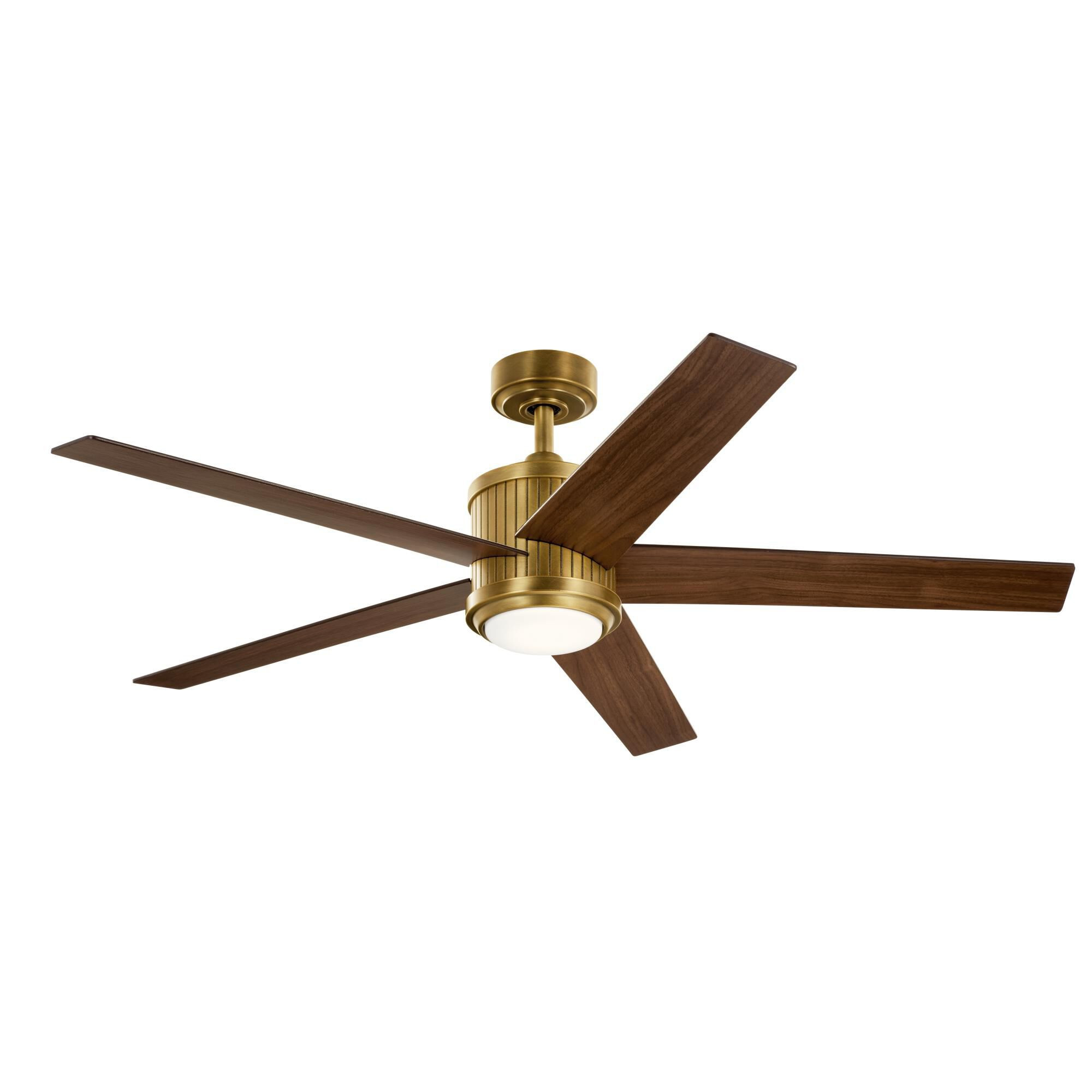Brahm 56 Inch Ceiling Fan with Light Kit by Kichler Lighting | 1800 Lighting