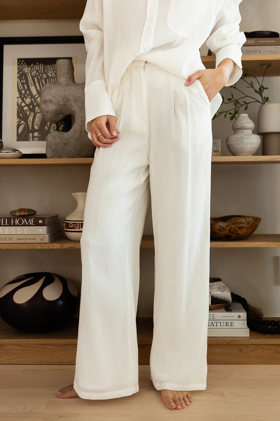 Lylah Ribbed Pants | Böhme US