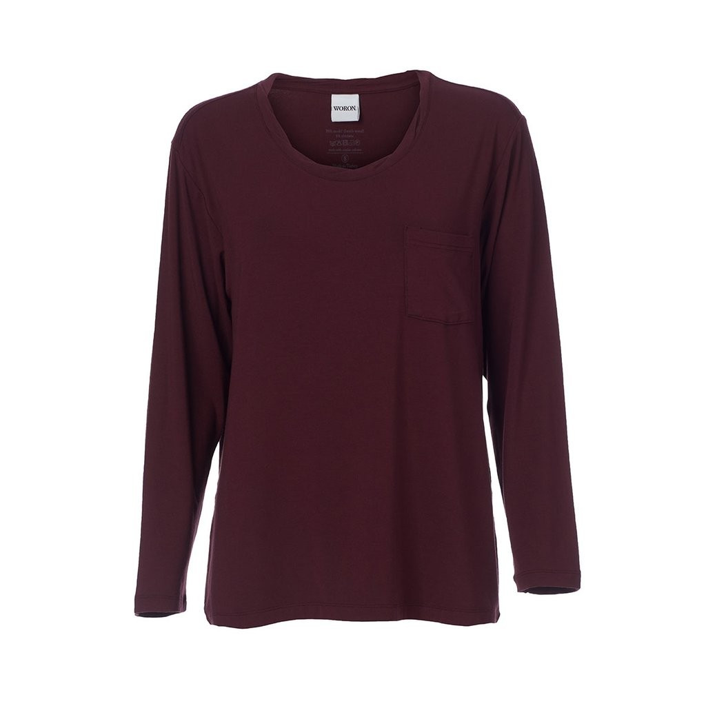 Woron Sky Long Sleeve Tee | Sustainable Sleepwear | Content UK | Content Beauty