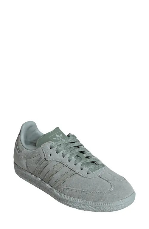 adidas Gender Inclusive Samba OG Sneaker in Wonder Sage/Silver Green at Nordstrom, Size 5.5 Women's | Nordstrom