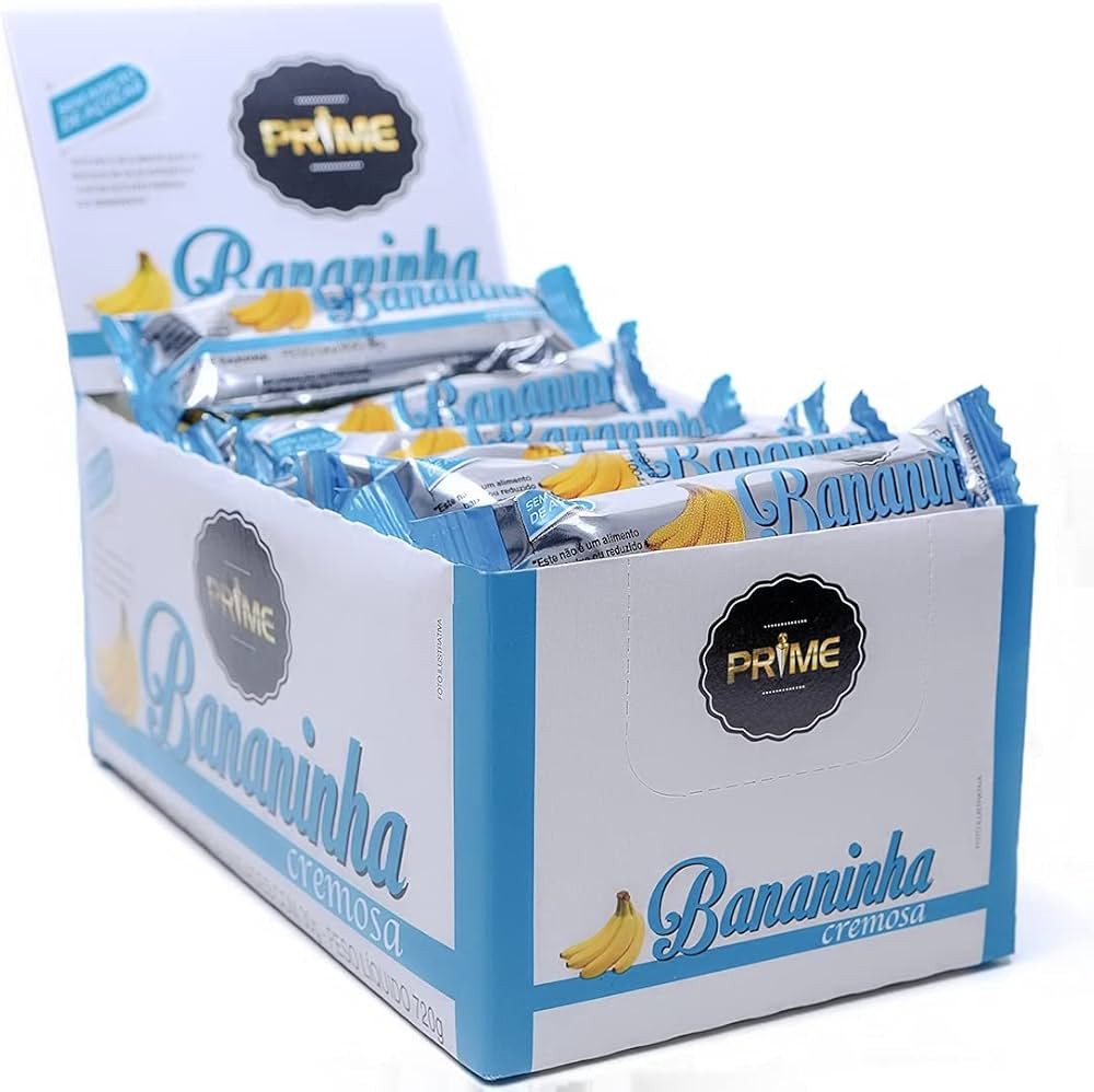 ZKMAGIC Bananinha Cremosa Sem Açúcar Display 24 Unid 30 G | Amazon (BR)