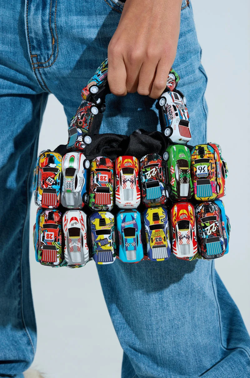 AKIRA I Go Fast Race Car Purse | AKIRA