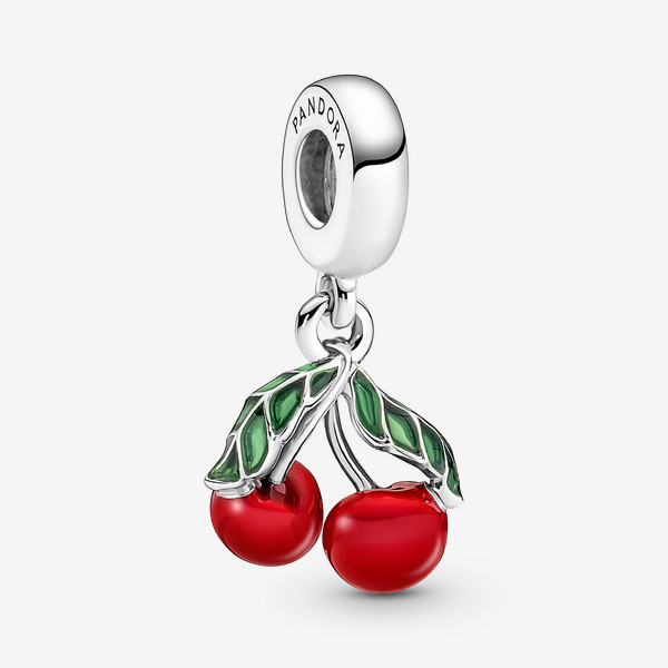 Pandora Asymmetrical Cherry Fruit Dangle Charm | Pandora US