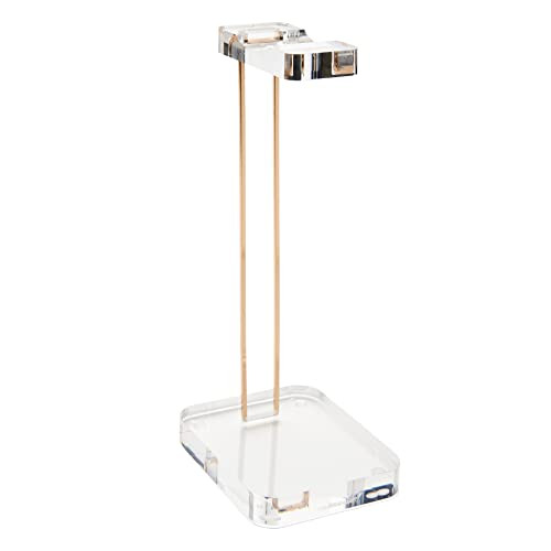 russell+hazel Acrylic Headphone Stand with Gold Hardware, Clear | Amazon (US)