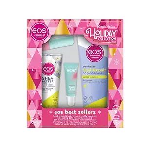 eos Holiday Skin Care Gift Set- Vanilla Cashmere Body & Hand Cream, Watermelon Frosé Lip Butter ... | Amazon (US)