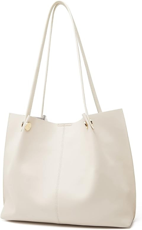 FOXLOVER Genuine Leather Shoulder Bags for Women Big Capacity Hobo Bucket Bag Lady Designer Handb... | Amazon (US)