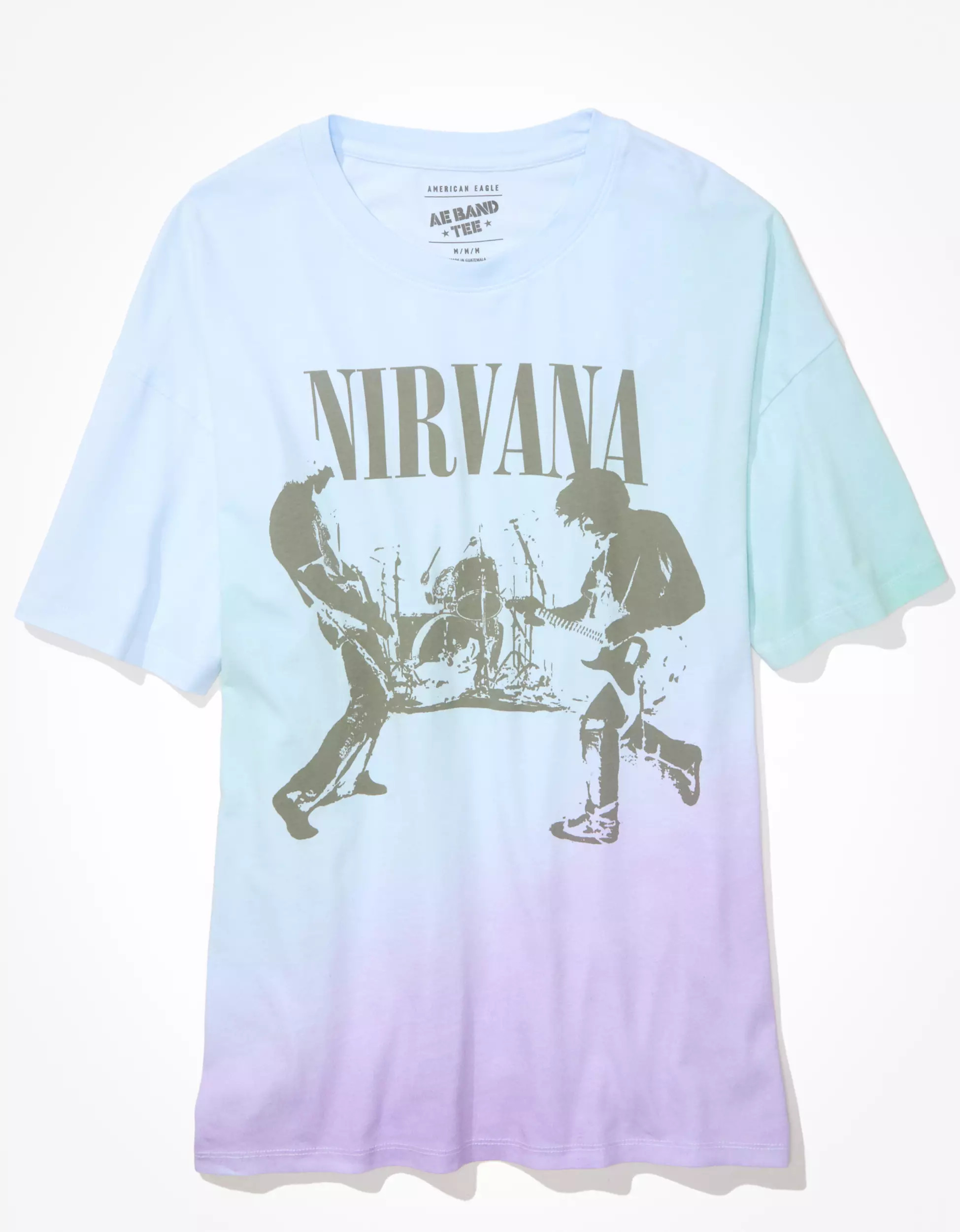 AE Oversized Nirvana Graphic Tee | American Eagle Outfitters (US & CA)