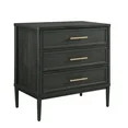Better Homes & Gardens Oaklee 3-Drawer Nightstand with USB, Charcoal | Walmart (US)