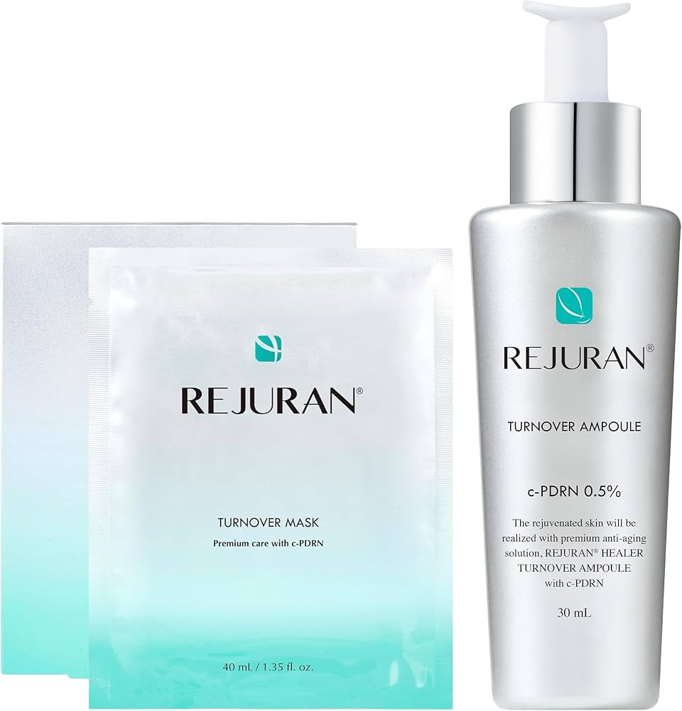 REJURAN® Turnover Ampoule 1.01 fl oz & Turnover Mask 5-Pack - c-PDRN® - Anti-Aging Face Serum F... | Amazon (US)