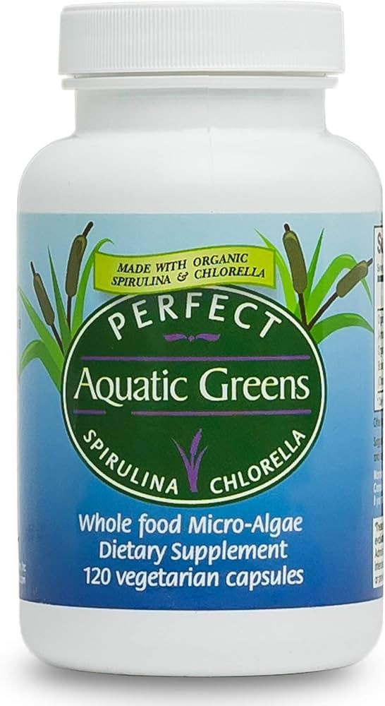 Perfect Supplements – Perfect Aquatic Greens – 120 Vegetable Capsules – Organic Spirulina a... | Amazon (US)