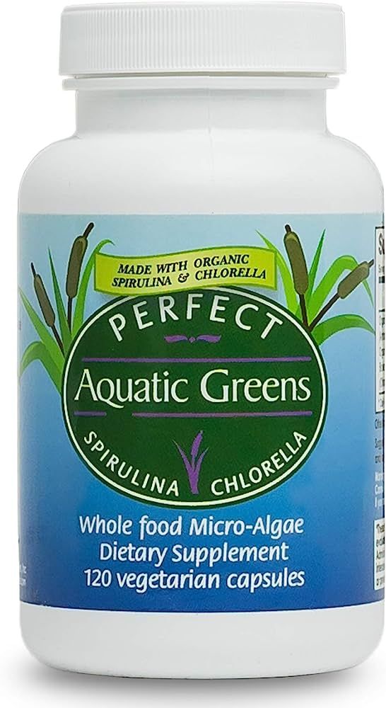 Perfect Supplements – Perfect Aquatic Greens – 120 Vegetable Capsules – Organic Spirulina a... | Amazon (US)