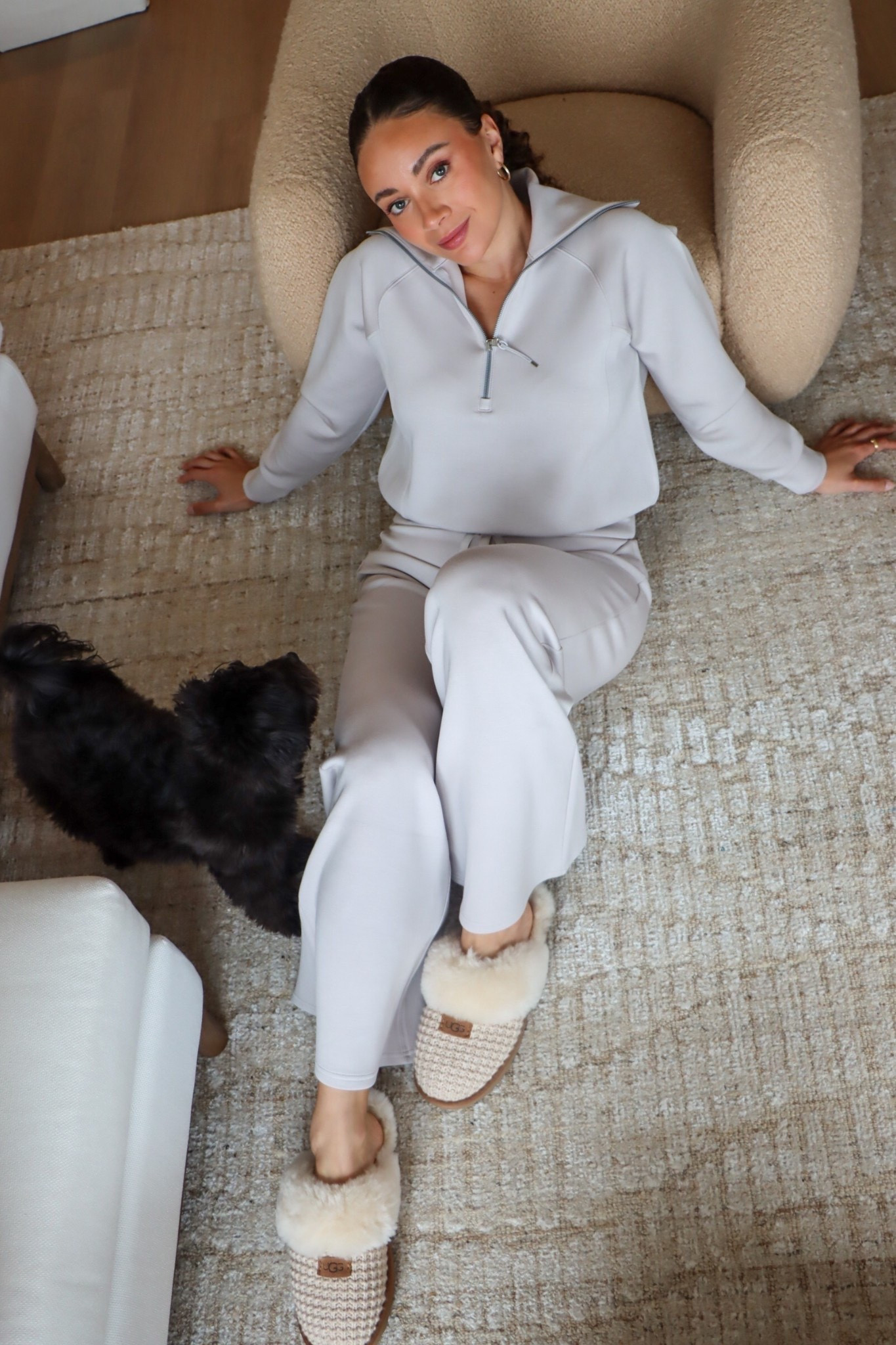 Cozy OOTD at home! This would be the perfect set for a travel day too

#LTKootd