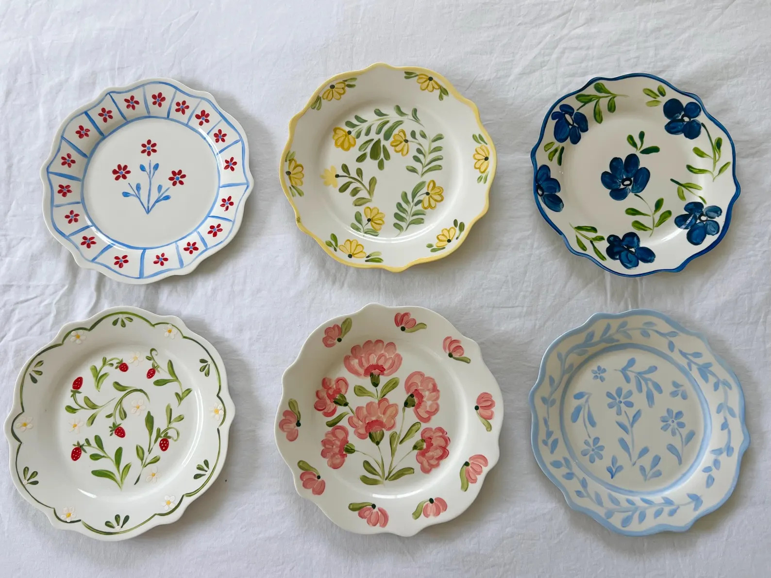 Hand painted porcelain plates| decorative plates | Etsy (Global)
