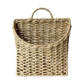12" Cream Woven Floral Wall Basket by Ashland® | Michaels | Michaels Stores
