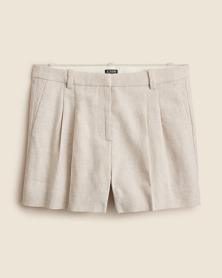 Lucia short in stretch linen blend | J. Crew US