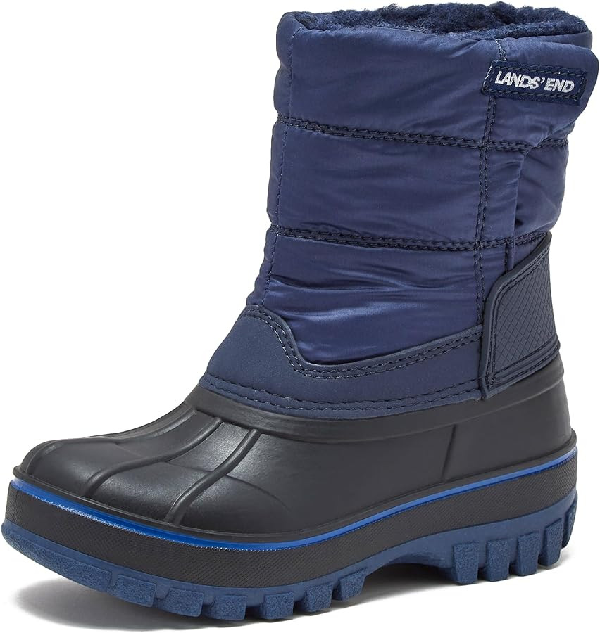 Lands' End Flurry Max Waterproof Kids Snow Boots Girls Boys Toddlers - Insulated Warm Fleece Line... | Amazon (US)