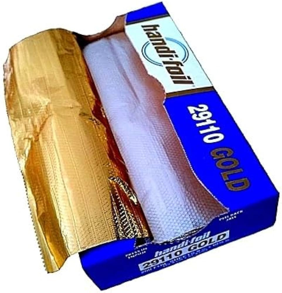 Handi-Foil 9" x 10.75" Gold Interfolded Aluminum Foil Pop-Up Sheets 200/PK (Pack of 200) | Amazon (US)