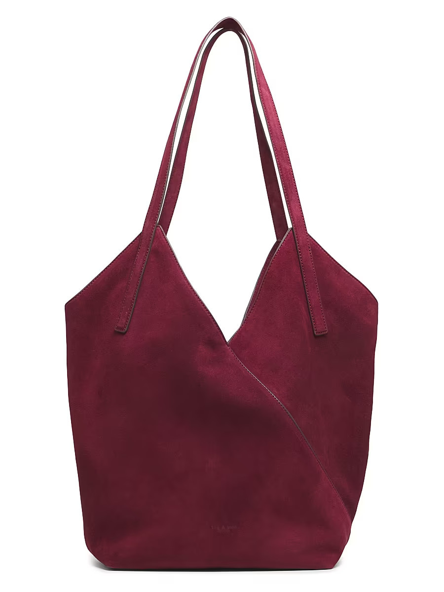Women's Alix Suede Tote Bag - Garnet | Saks Fifth Avenue