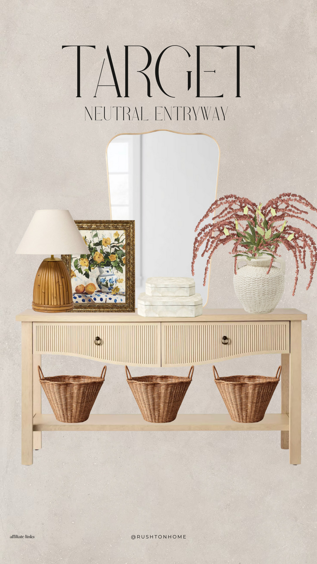 Target entryway decor, neutral entryway decor, target console table, neutral entry table, entryway storage baskets, woven basket entryway, neutral table lamp entryway, entryway mirror gold, target home entryway, small space entryway decor, modern neutral entryway, organic modern entryway, budget entryway decor 

 #LTKHome