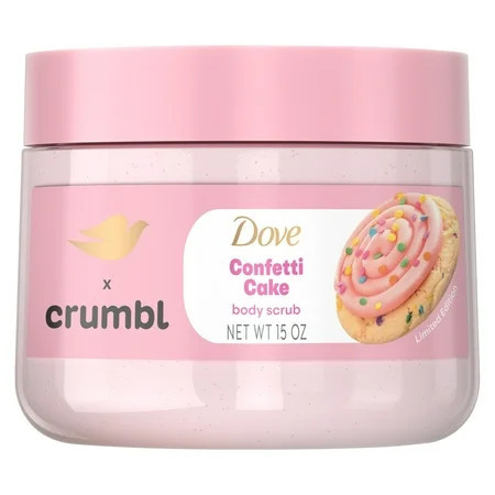 Dove Crumbl Body Scrub Confetti Cake, 15 oz | Walmart (US)