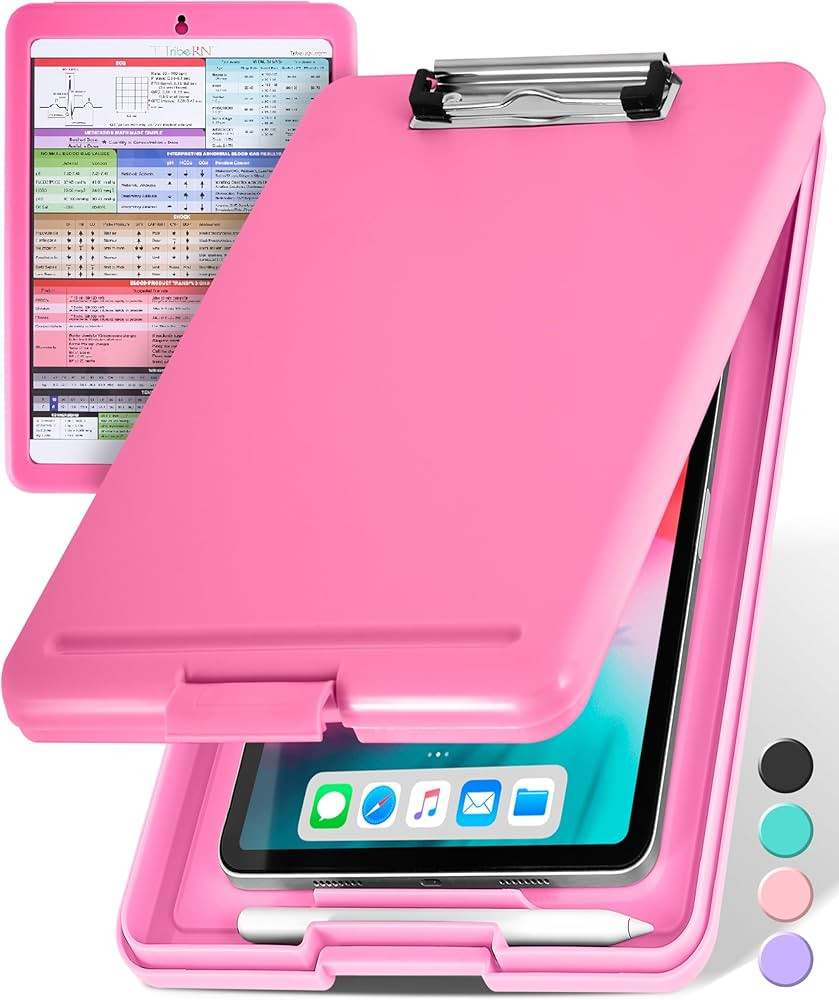 Tribe RN Nursing Clipboard with Storage - Medical Clipboard Nursing Essentials for Nurses and Nur... | Amazon (US)