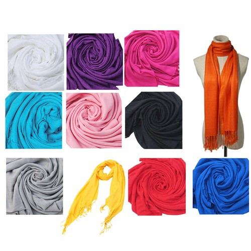 Winter Frauen Pashmina Schal Quaste Schal Fransen Weiss J3O2 | eBay | eBay DE