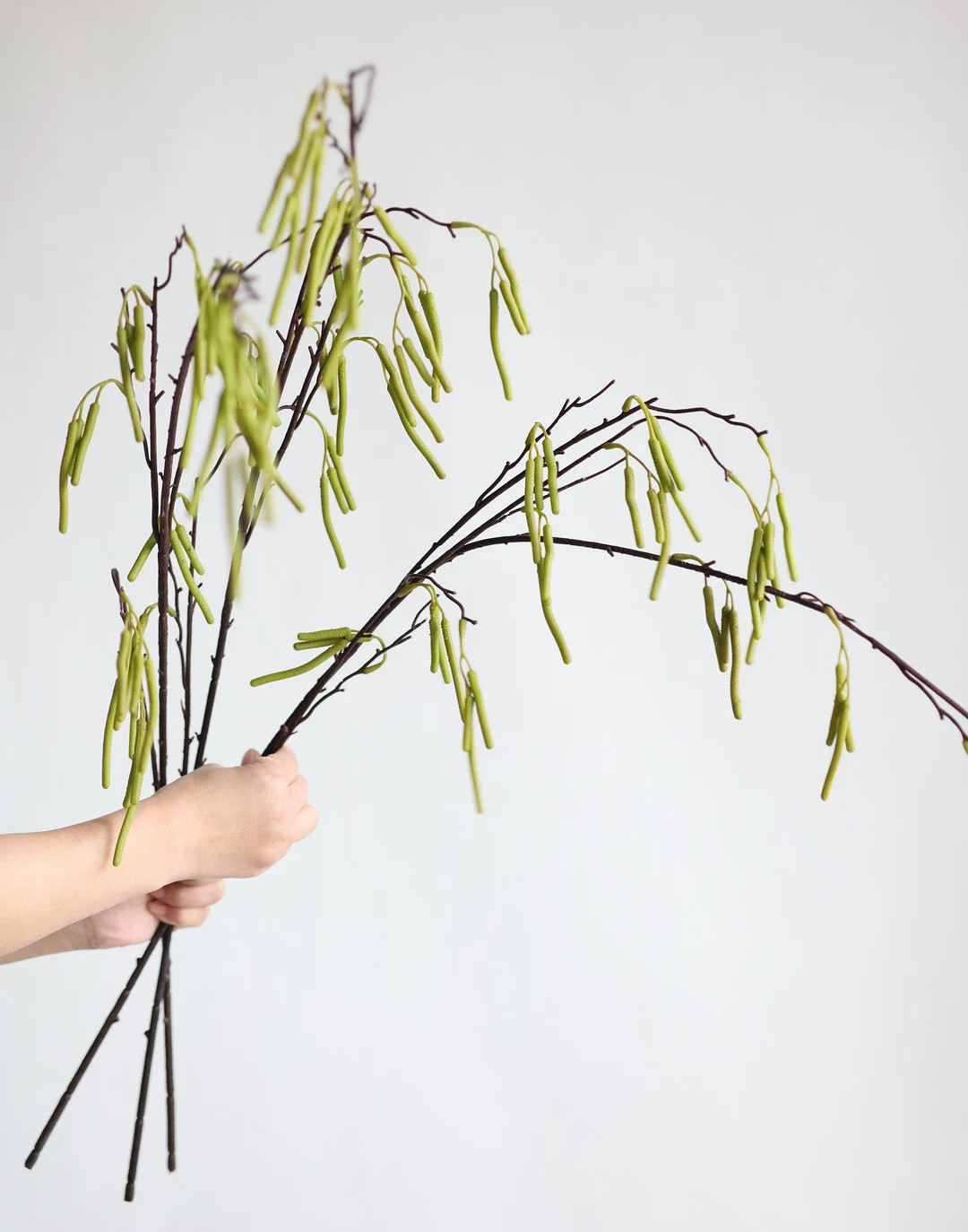 43.3" Artificial Green Budding Branch, Faux Fruit Stem, Spring Plants, DIY Centerpieces/Florals /... | Etsy (US)