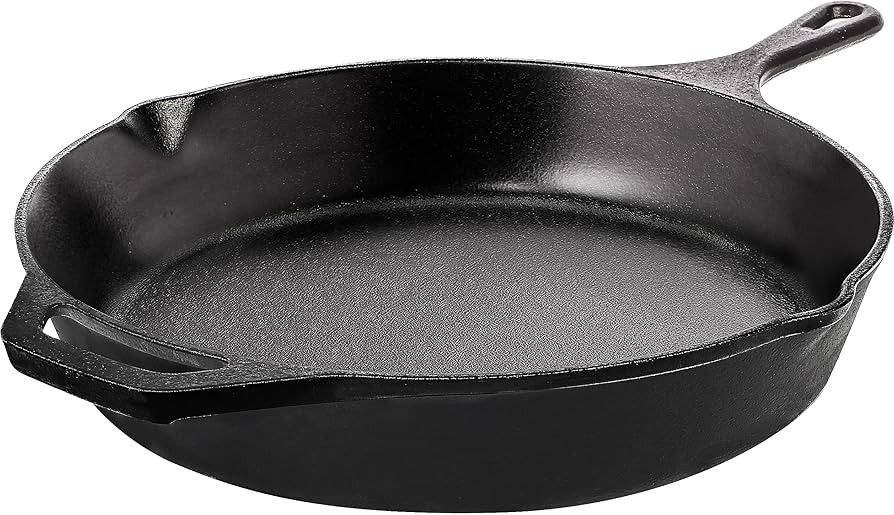 Utopia Kitchen Saute Fry Pan - Chefs Pan, Pre-Seasoned Cast Iron Skillet - Frying Pan 12 Inch - S... | Amazon (US)