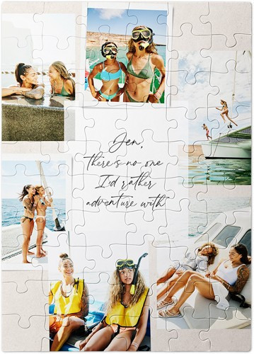 Custom Photo Puzzles: Handwritten Note Collage 10x14 60 Pieces Beige Shutterfly | Shutterfly