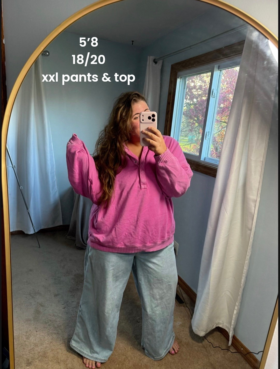 Comfy & cute plus size ootd! 💛 wearing my fav oversized jeans from aerie in a size xxl and the top is also aerie in an xxl.

#LTKootd #LTKPlusSize #LTKSaleAlert