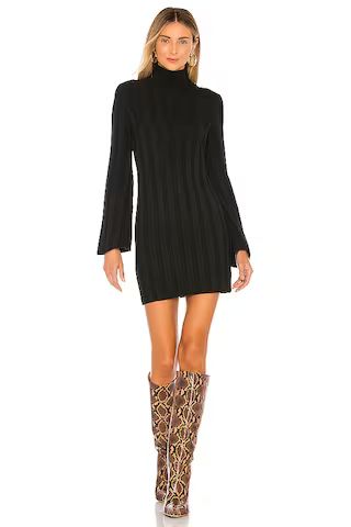 Lovers and Friends Taytay Sweater Dress in Black from Revolve.com | Revolve Clothing (Global)
