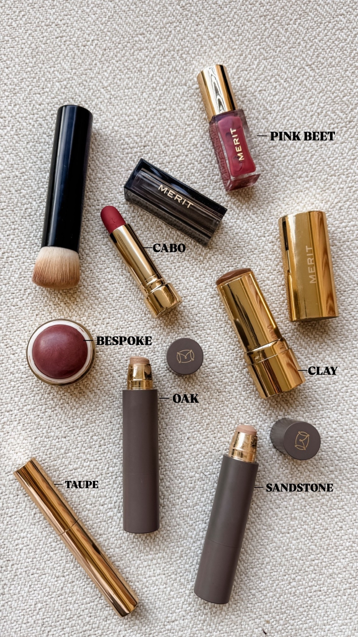 Sharing some of my favorite make up products from @Merit ! I have been using their products for awhile now, and I really like it for my everyday make up! I wrote the shades I use for each product on the photo! 

Loverly Grey, beauty, make up, Merit, everyday make up 