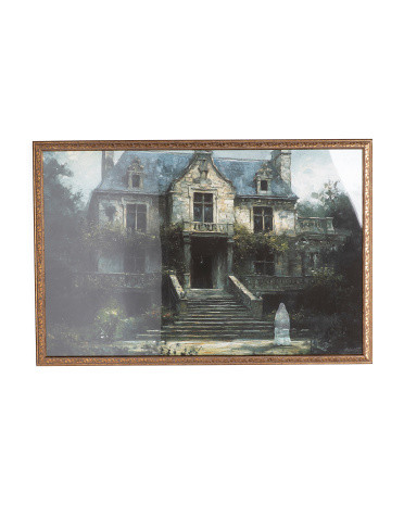36x24 Spooky House Wall Art | TJ Maxx
