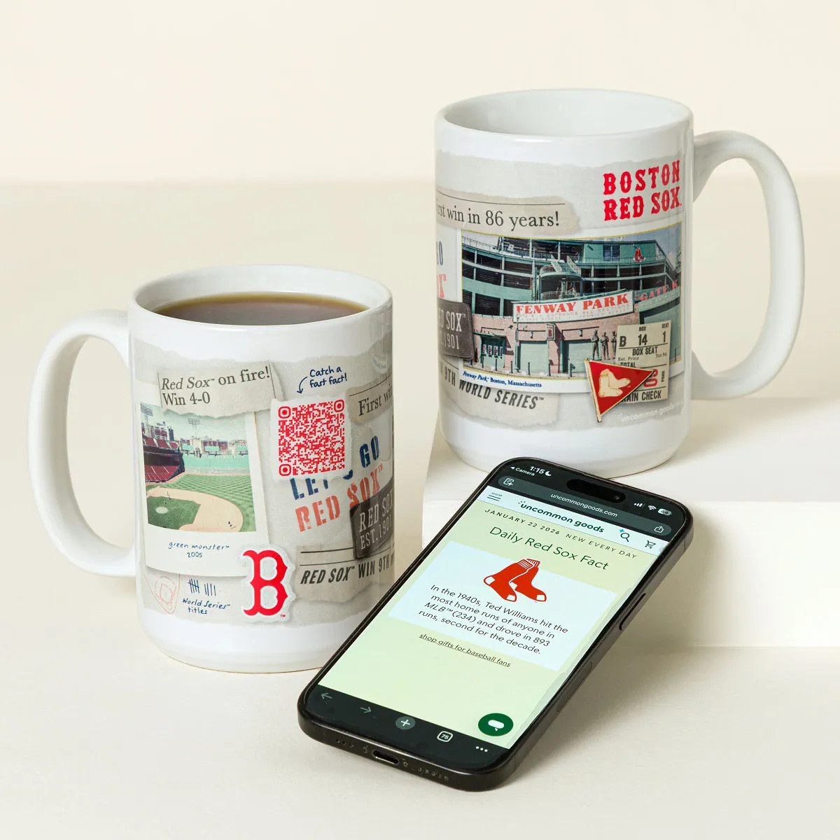 Your MLB Team Interactive QR Mug | UncommonGoods