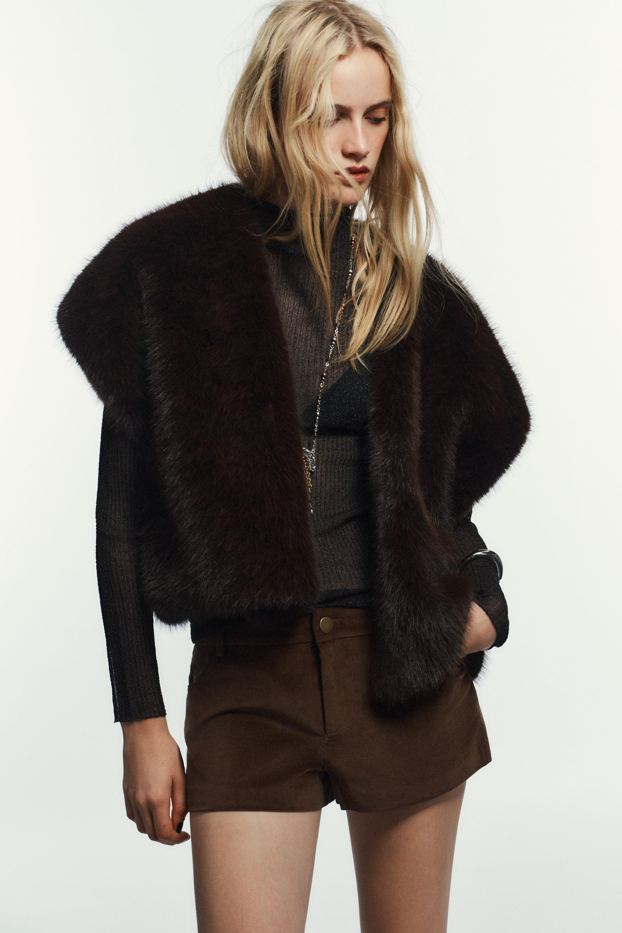 FAUX FUR VEST | Zara US