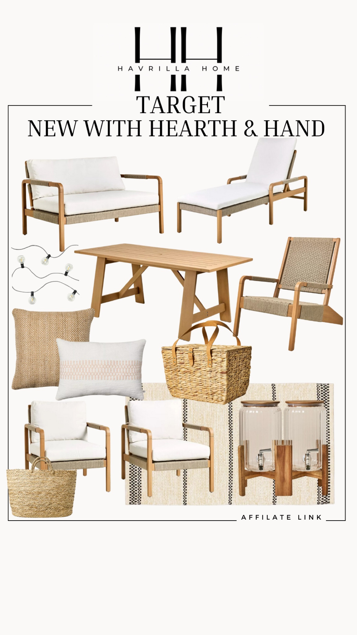 Target new with hearth and hand, hearth and hand, dining room table, outdoor table, magnolia, there deals, accent chair, spring refresh, outdoor furniture, outdoor pillow, outdoor lighting, throw pillow. Follow @havrillahome on Instagram and Pinterest for more home decor inspiration, diy and affordable finds home decor, living room, bedroom, affordable, walmart, Target new arrivals, winter decor, spring decor, fall finds, studio mcgee x target, hearth and hand, magnolia, holiday decor, dining room decor, living room decor, affordable home decor, amazon, target, weekend deals, sale, on sale, pottery barn, kirklands, faux florals, rugs, furniture, couches, nightstands, end tables, lamps, art, wall art, etsy, pillows, blankets, bedding, throw pillows, look for less, floor mirror, kids decor, kids rooms, nursery decor, bar stools, counter stools, vase, pottery, budget, budget friendly, coffee table, dining chairs, cane, rattan, wood, white wash, amazon home, arch, bass hardware, vintage, new arrivals, back in stock, washable rug, fall decor

#LTKhome #LTKSeasonal #LTKstyletip