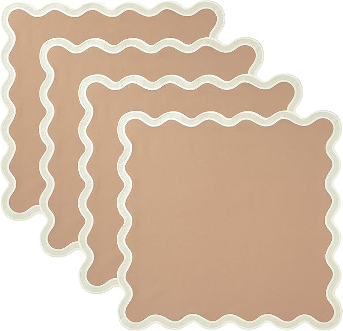 Folkulture Cloth Napkins Set of 4 Cotton, 18" X 18" Dinner Napkins or Table Napkins for Parties, ... | Amazon (US)